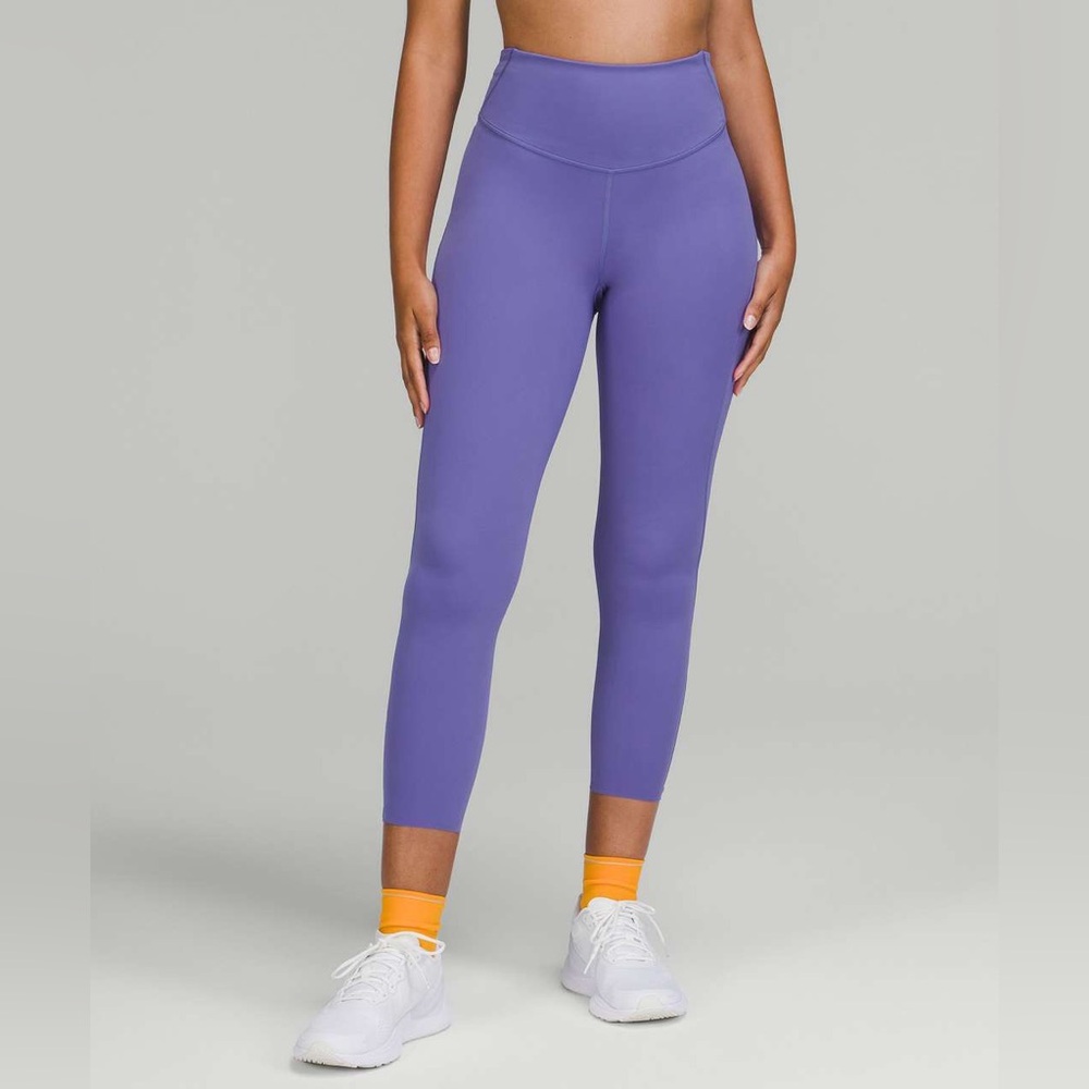 Lululemon Base Pace High-Rise Running Tight 25" Purple Size 2 EUC